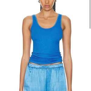 Enza Costa Stretch Silk Knit Tank Top